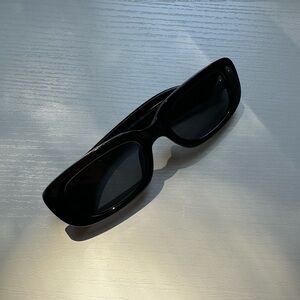 Black Rectangular Sunglasses